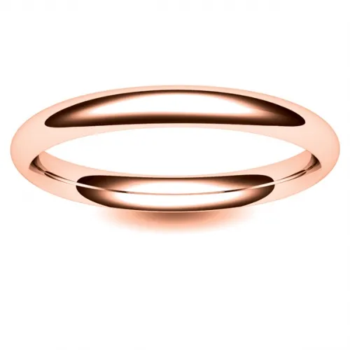 Court Very Heavy -  2.5mm (TCH2.5R) Rose Gold Wedding Ring